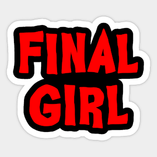 Final Girl Sticker